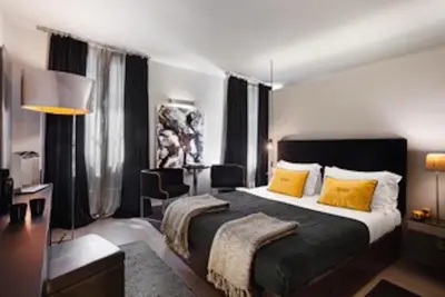 Letto o letti in una camera di Charming House DD724