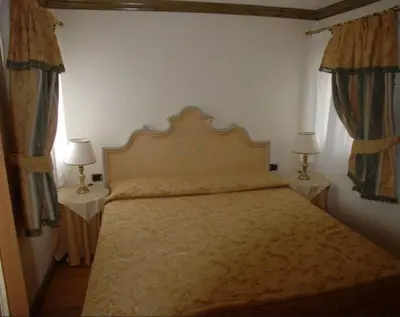 Letto o letti in una camera di Villa fronte mare Venezia Lido