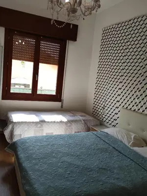 Letto o letti in una camera di Apartment with large Terrace nearby Station, Mestre