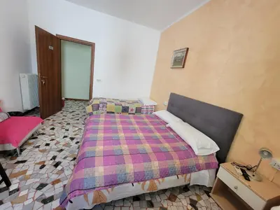 Letto o letti in una camera di Apartment with large Terrace nearby Station, Mestre