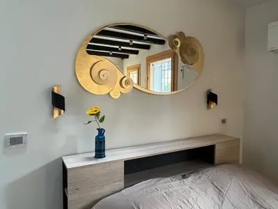 Letto o letti in una camera di Casa Balastro