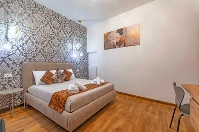 Letto o letti in una camera di Ca'Julia
