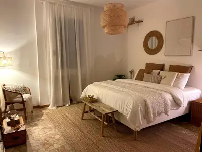 Letto o letti in una camera di Posada Salviati