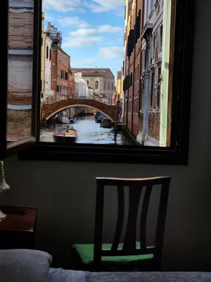 Vista sul fiume nelle vicinanze dell'affittacamere