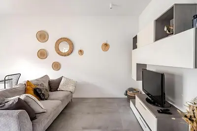 TV o dispositivi per l'intrattenimento presso Dimora Laguna - Cozy apartment in Mestre Venezia