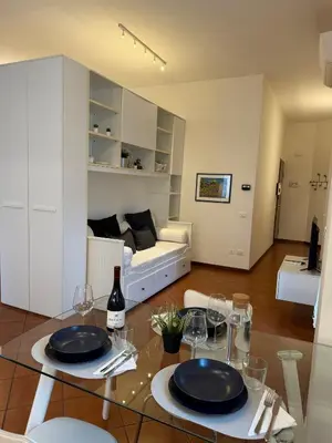 Letto o letti in una camera di Vicenza Charm Apartment