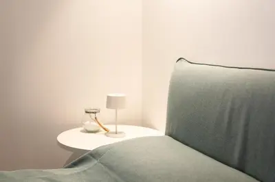 Area soggiorno di Private Courtyard Peggy Cozy Venice Apartment