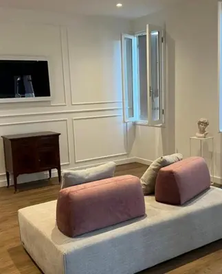 Area soggiorno di Lodge 46 Luxury Apartment