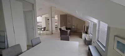 Letto o letti in una camera di Mansarda Santa Bertilla
