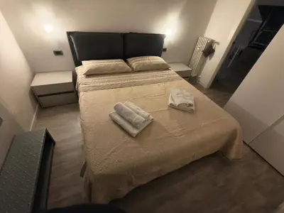 Letto o letti in una camera di Mansarda Santa Bertilla