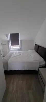 Letto o letti in una camera di Mansarda Santa Bertilla