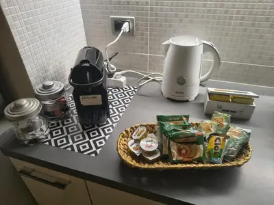 Set per la preparazione di tè e caffè presso Mansarda Santa Bertilla