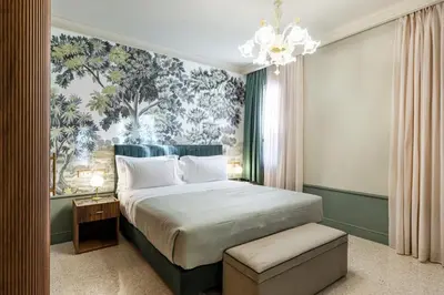 Letto o letti in una camera di Hotel Villa Viridia