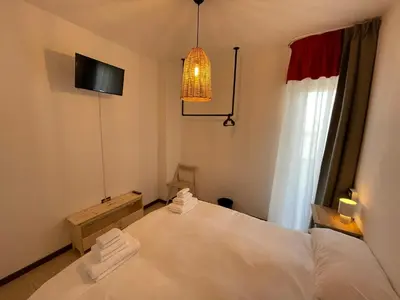 Letto o letti in una camera di Albergaria
