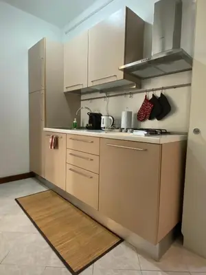 Cucina o angolo cottura di At the column square