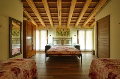 Letto o letti in una camera di Casa in Campagna