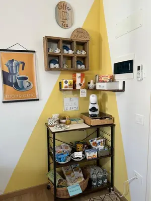 Cucina o angolo cottura di Appartamento Da Deki con ampio terrazzo vista Monte Grappa