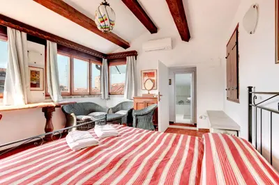 Letto o letti in una camera di Canale