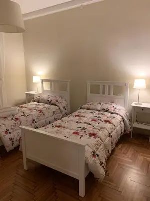 Letto o letti in una camera di Calipso