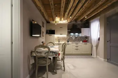 TV o dispositivi per l'intrattenimento presso Chioggia - Luxury Apartment San Nicolò 1