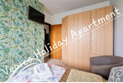 TV o dispositivi per l'intrattenimento presso Venice Holiday Apartment