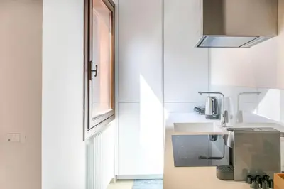 Cucina o angolo cottura di Fitness e Charme - con Terrazzino nel Cuore di Padova