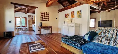 Area soggiorno di ATTICO 41 - Grand View in the Heart of Bassano