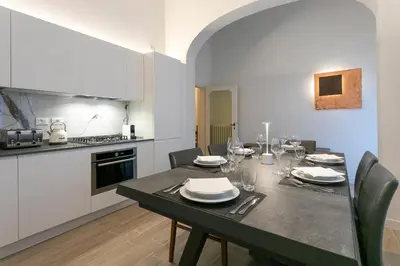 Cucina o angolo cottura di Ca' Ramandolo Garden Apartment