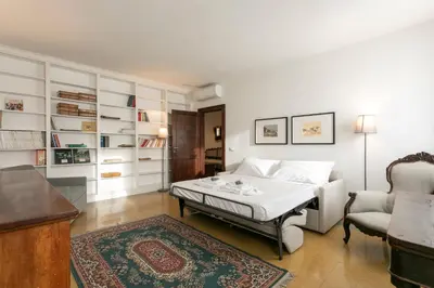 Area soggiorno di Ca' Ramandolo Terrace Apartment