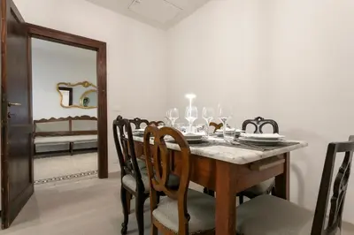 Letto o letti in una camera di Ca' Ramandolo Terrace Apartment