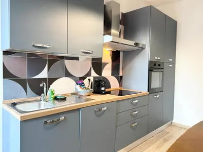 Cucina o angolo cottura di La Meridiana - Grande e moderno con vista stupenda