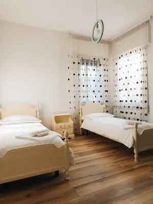 Letto o letti in una camera di Casa Birca