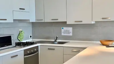 Cucina o angolo cottura di Le Murrine Frontemare Apartment Sea View 503