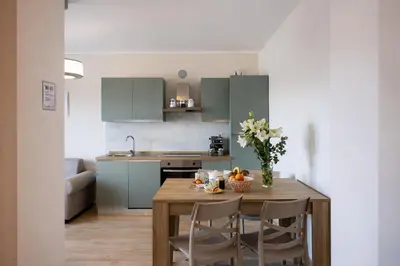 Cucina o angolo cottura di Casa Tintoretto Private Free Parking Venice 15'