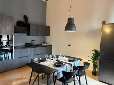 Cucina o angolo cottura di Elegante appartamento nel cuore di Bassano