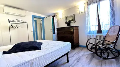 Letto o letti in una camera di Corte Torretta