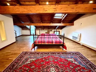 Letto o letti in una camera di Casa Sorgata