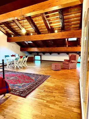 Area soggiorno di Casa Sorgata