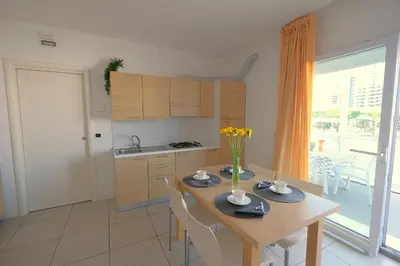 Cucina o angolo cottura di Bilocale in Residence Piazza Brescia
