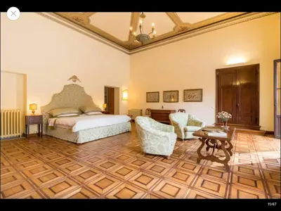 Letto o letti in una camera di Palazzo Mantua Benavides Suites & Apartments