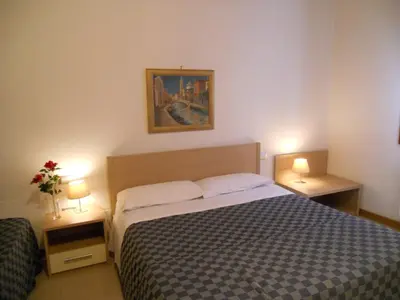 Letto o letti in una camera di Corte Lucatella