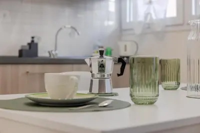 Cucina o angolo cottura di 'Suite Bailo' - Treviso center - Near VENICE - wi-fi e AC free - Smart working