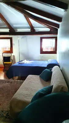 Letto o letti in una camera di Venice Central Flat Guglie