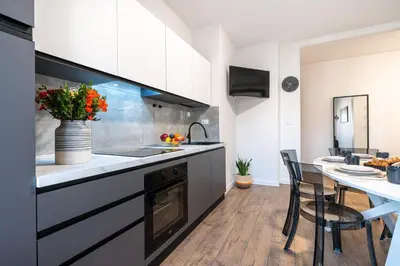 Cucina o angolo cottura di 10 minutes to Venice, for 7, new & fully equipped