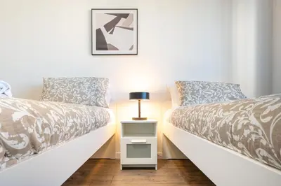 Letto o letti in una camera di 10 minutes to Venice, for 7, new & fully equipped