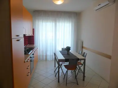 Cucina o angolo cottura di Residence Aurora Park zona Piazza Aurora