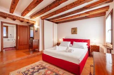 Letto o letti in una camera di Corte Formenta