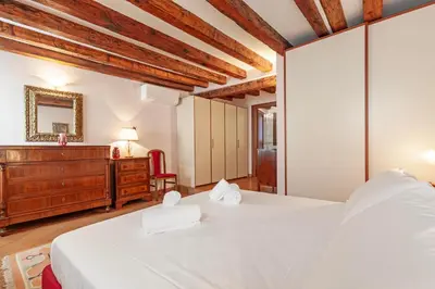 Letto o letti in una camera di Corte Formenta