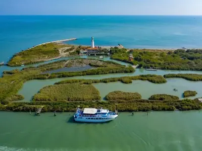 Paesaggio naturale nelle vicinanze della villa