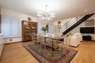 Area soggiorno di San Polo Charming House